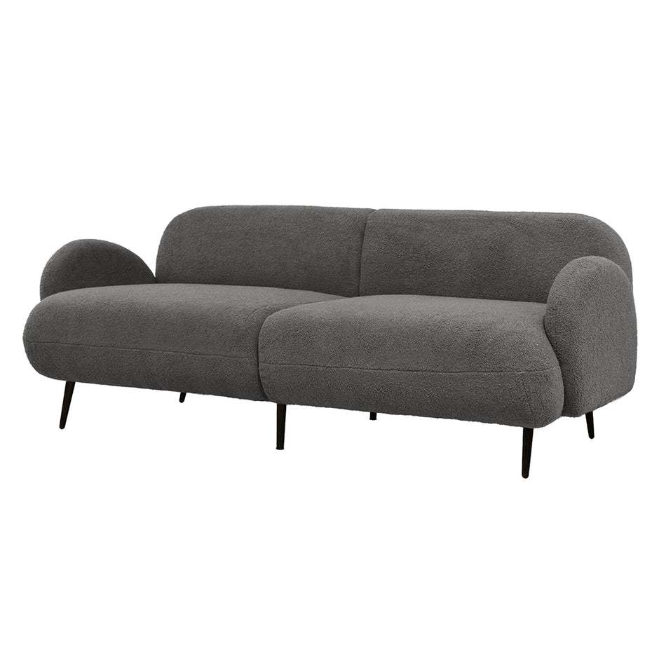 Levede Cloud Sofa 3 Seater Sherpa Fleece Beige-2006732843522330624