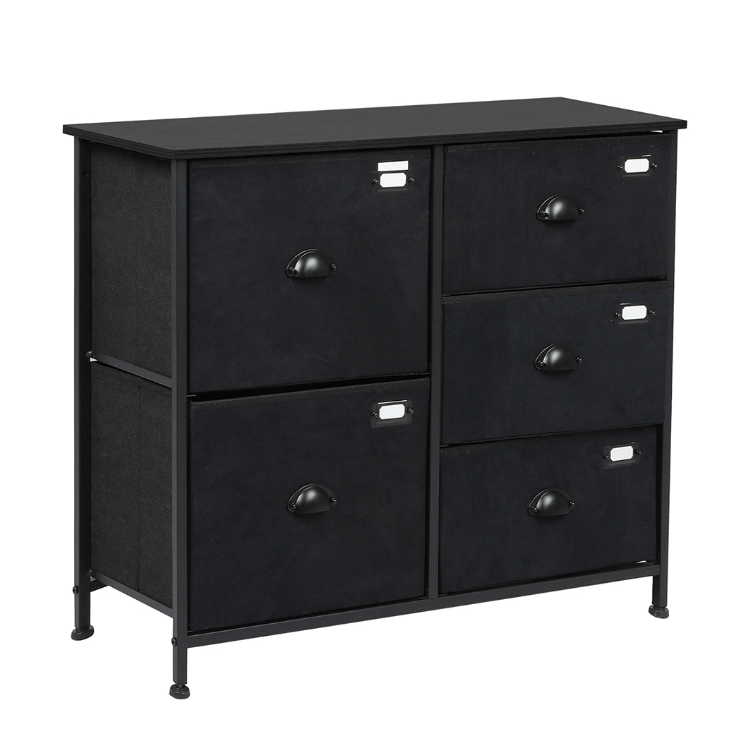 Levede Chest of 5 Drawers Storage Cabinet-2006733276332560384