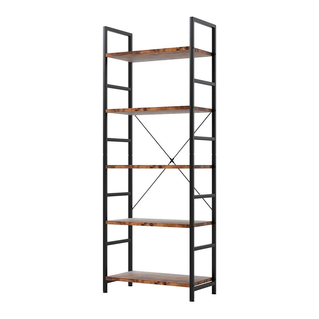 Levede 5-Tier Industrial Bookshelf Bookcase 157.5cm-2018816805212131328