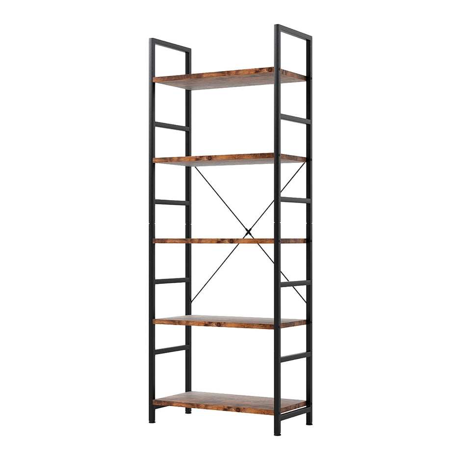 Levede 5-Tier Industrial Bookshelf Bookcase 157.5cm-2018816805212131328