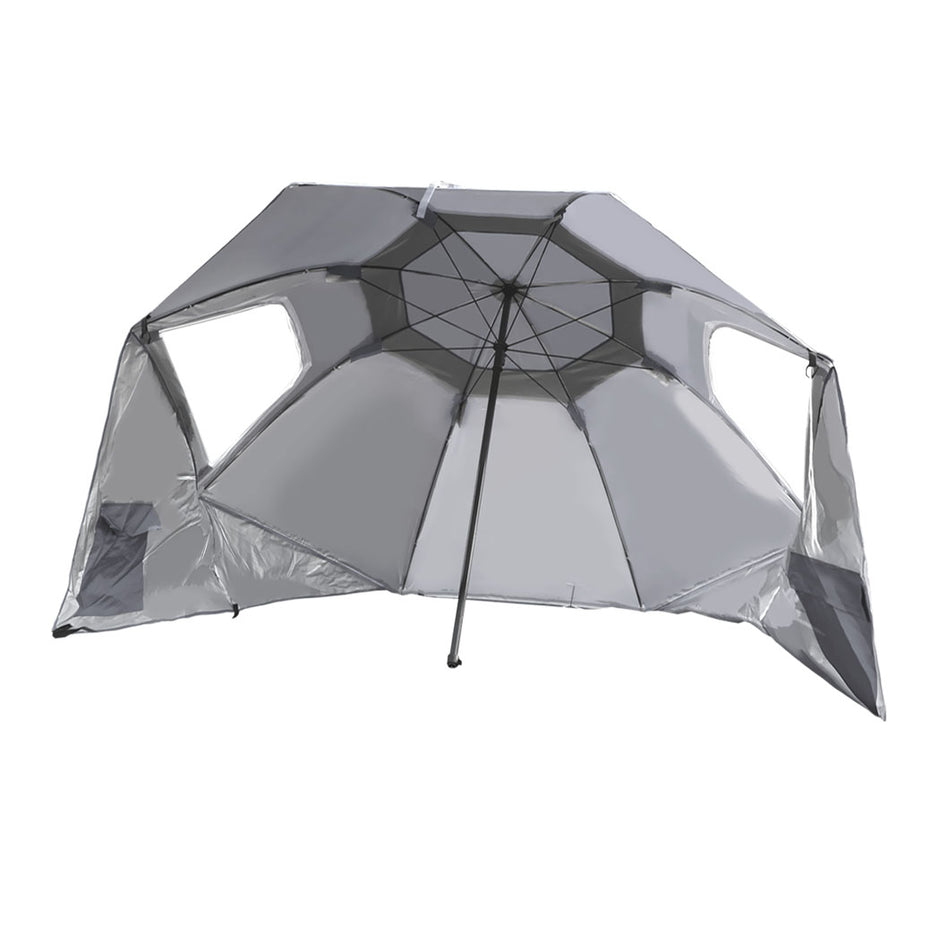 Mountview Beach Umbrella Outdoor Umbrellas Blue 2.13M-2018816743174180864
