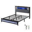 Levede Queen Bed Frame with Storage Headboard RGB LED-2006732901781213184
