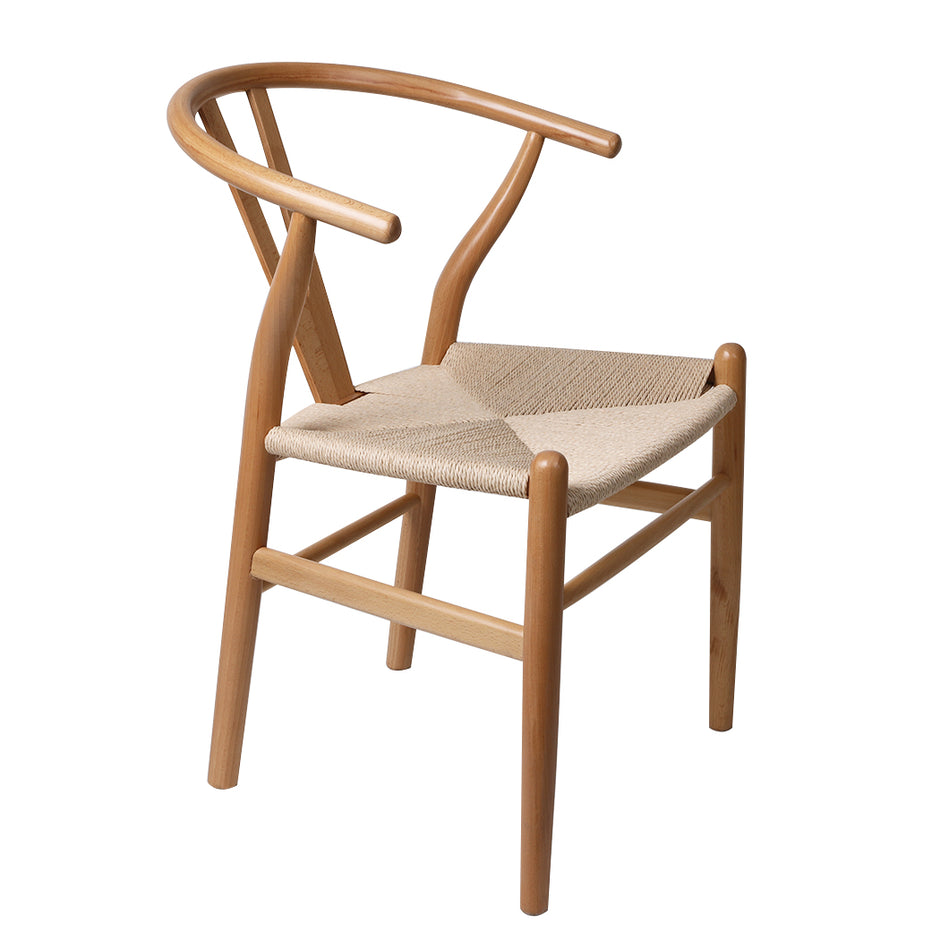 Levede 2x Dining Chairs Wooden Hans Clear-2018816938096070656
