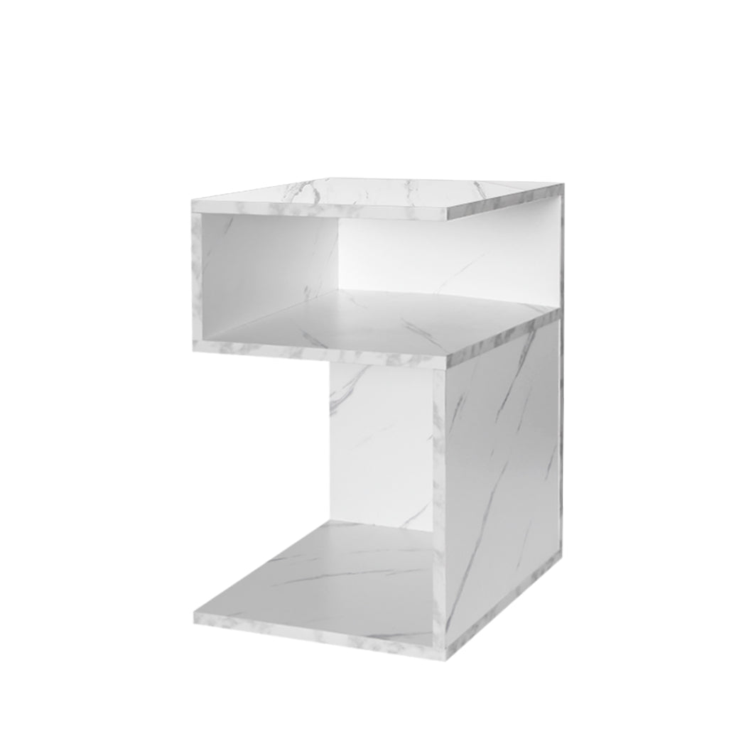 Levede 1xBedside Tables Drawers Side White-2006733102113755136