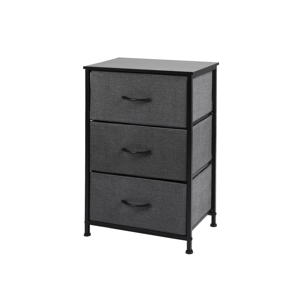 Levede Storage Cabinet Tower Chest Dark Grey-2006733263565099008
