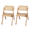 Levede 2X Dining Chairs Foldable Accent Clear-2006733269076414464