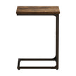 Levede C-shaped End Table Side Sofa Coffee Wood Overbed Laptop Table Industrial-2018816742867996673