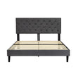 Levede Bed Frame Double Size Mattress Grey-2006733224109281281