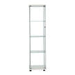 Stacked Display Cabinet Tempered Glass White-2006733283139915777