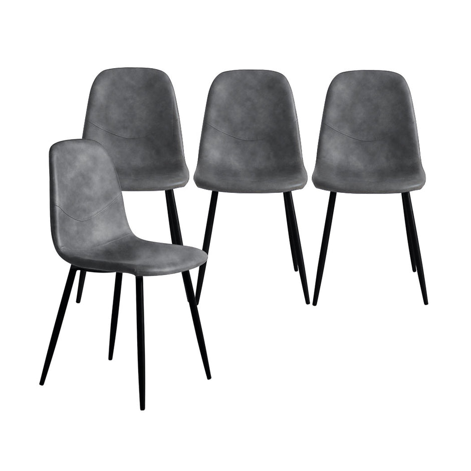 Levede 8x Dining Chairs Kitchen Eames-2006732724475400193