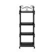 Levede Plant Stand 4 Tiers Outdoor Indoor Black-2006732932802285569