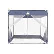 Dreamz Mosquito Bed Nets Foldable Canopy Square Blue-2006733082945785857
