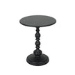 Levede Side Table Vintage End Round Black-2018816842147172353