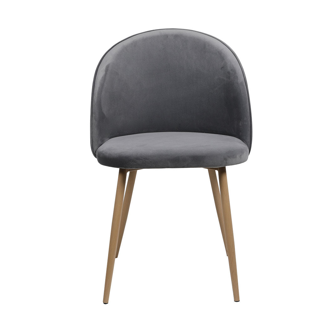 Levede 8x Dining Chairs Seat French Grey-2006732721086402561