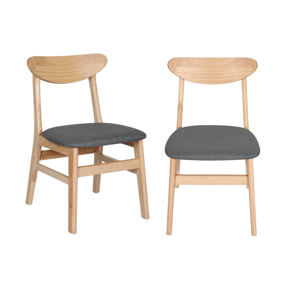 Levede 2xDining Chairs Kitchen Chair Nature Clear 2Pack-2006733265708388353