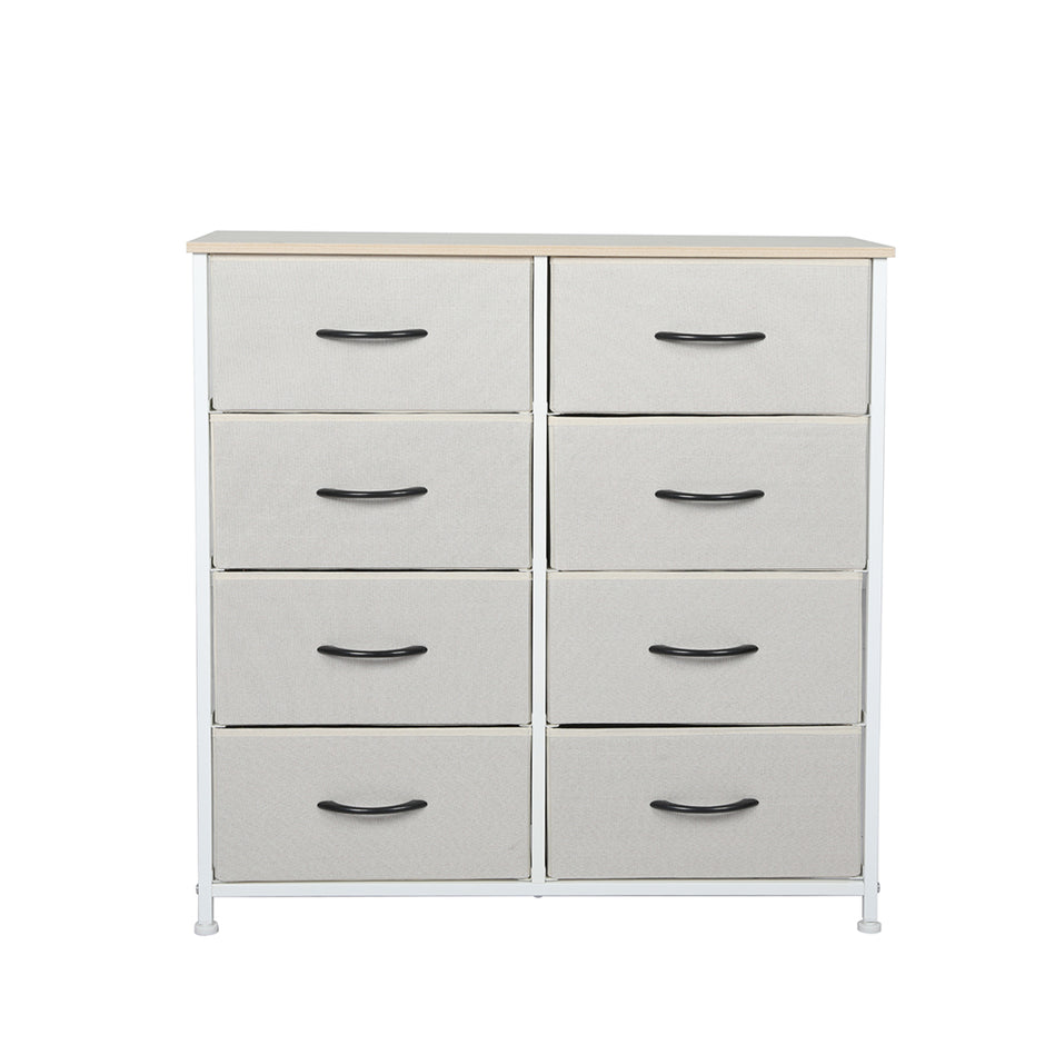 Levede Storage Cabinet Tower Chest Beige-2006733262323585025