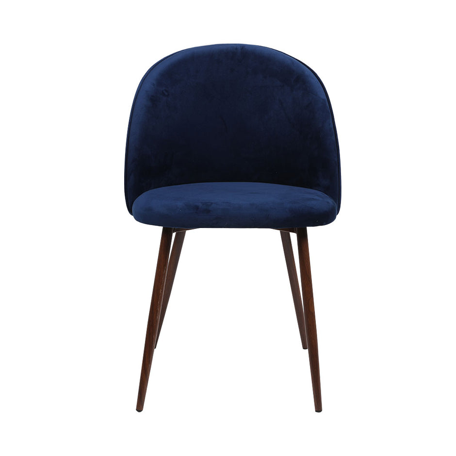 Levede 4x Dining Chairs Seat French Navy-2006732721967206401