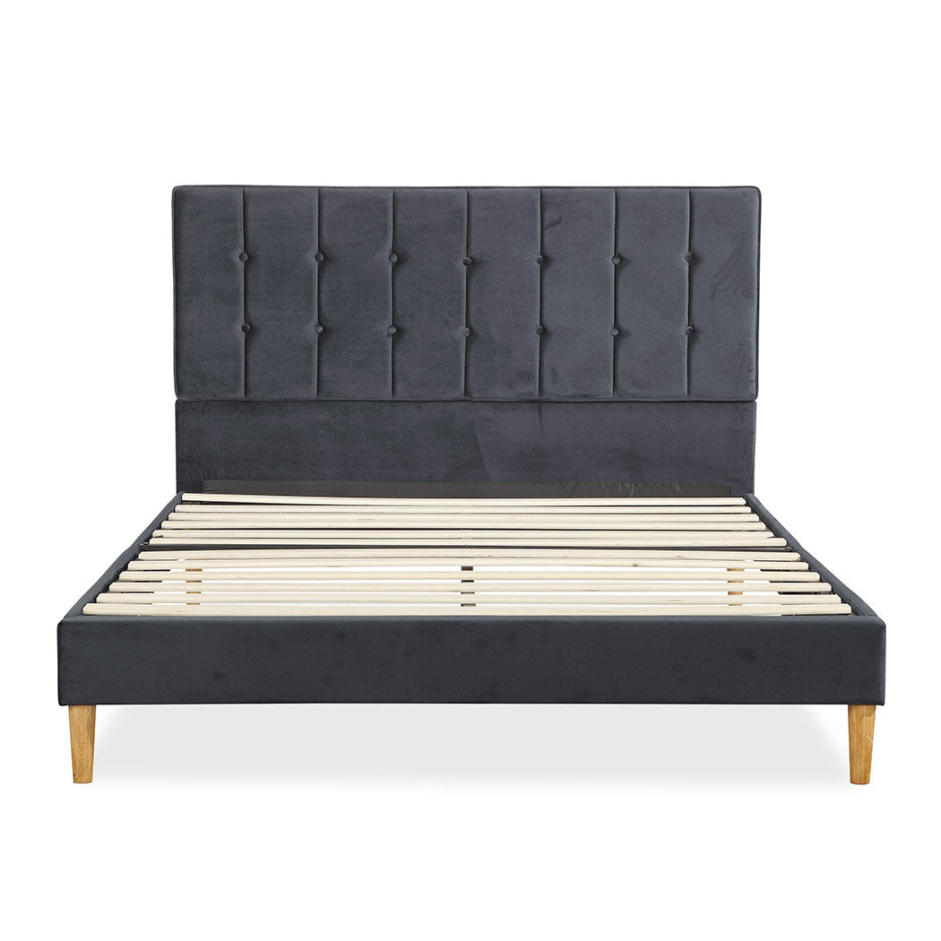 Levede Bed Frame Queen Size Mattress Grey-2006733223933120513