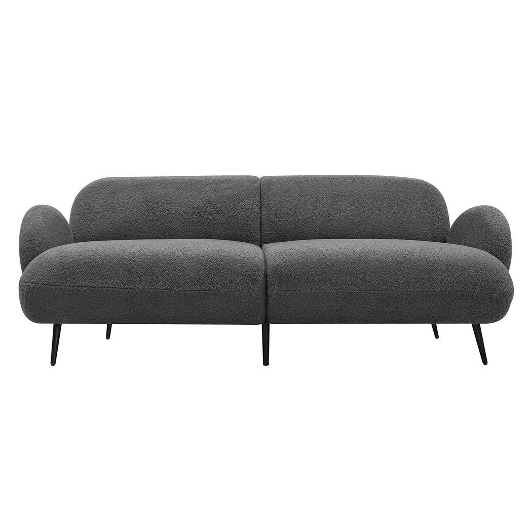 Levede Cloud Sofa 3 Seater Sherpa Fleece Beige-2006732843522330625