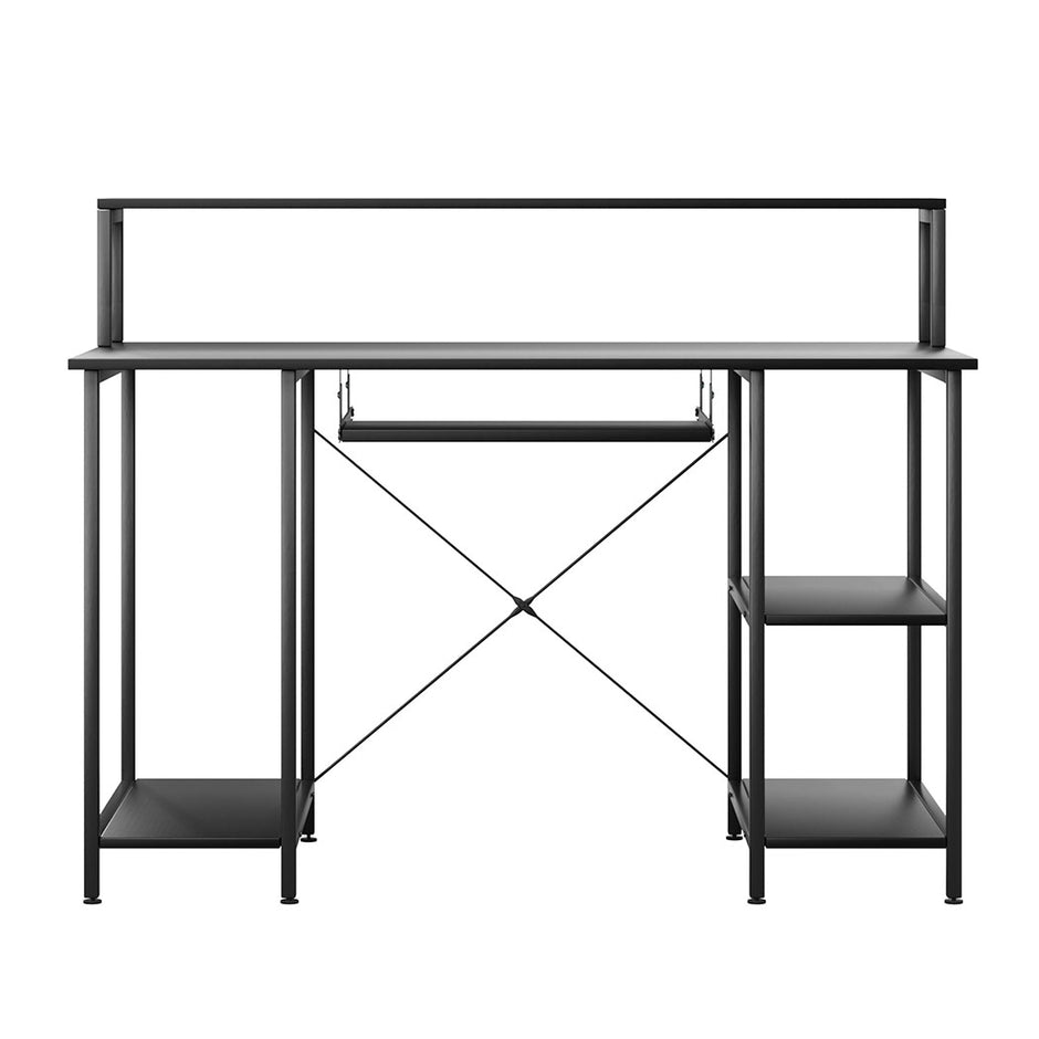 Levede Office Gaming Computer Desk Black-2006732839537741825