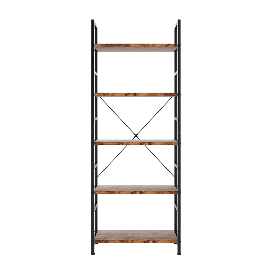 Levede 5-Tier Industrial Bookshelf Bookcase 157.5cm-2018816805212131329