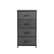 Levede Storage Cabinet Tower Chest Dark Grey-2018816826695356417
