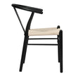 Levede 8x Dining Chairs Wooden Hans Black-2018816939526328321