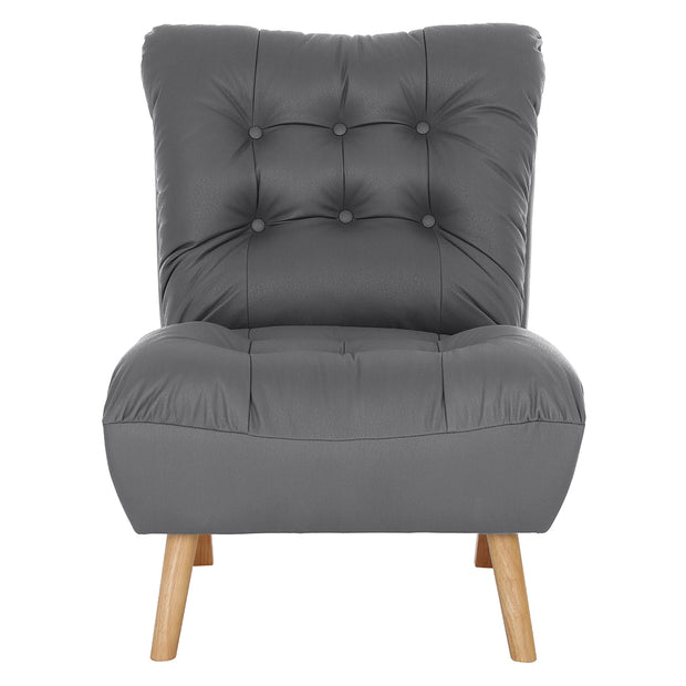 Levede Accent Chair Sofa Recliner Adjustable Grey-2018816931150303233