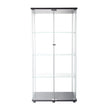 164cm Glass Display Cabinet 2 Doors-2006732805702291457