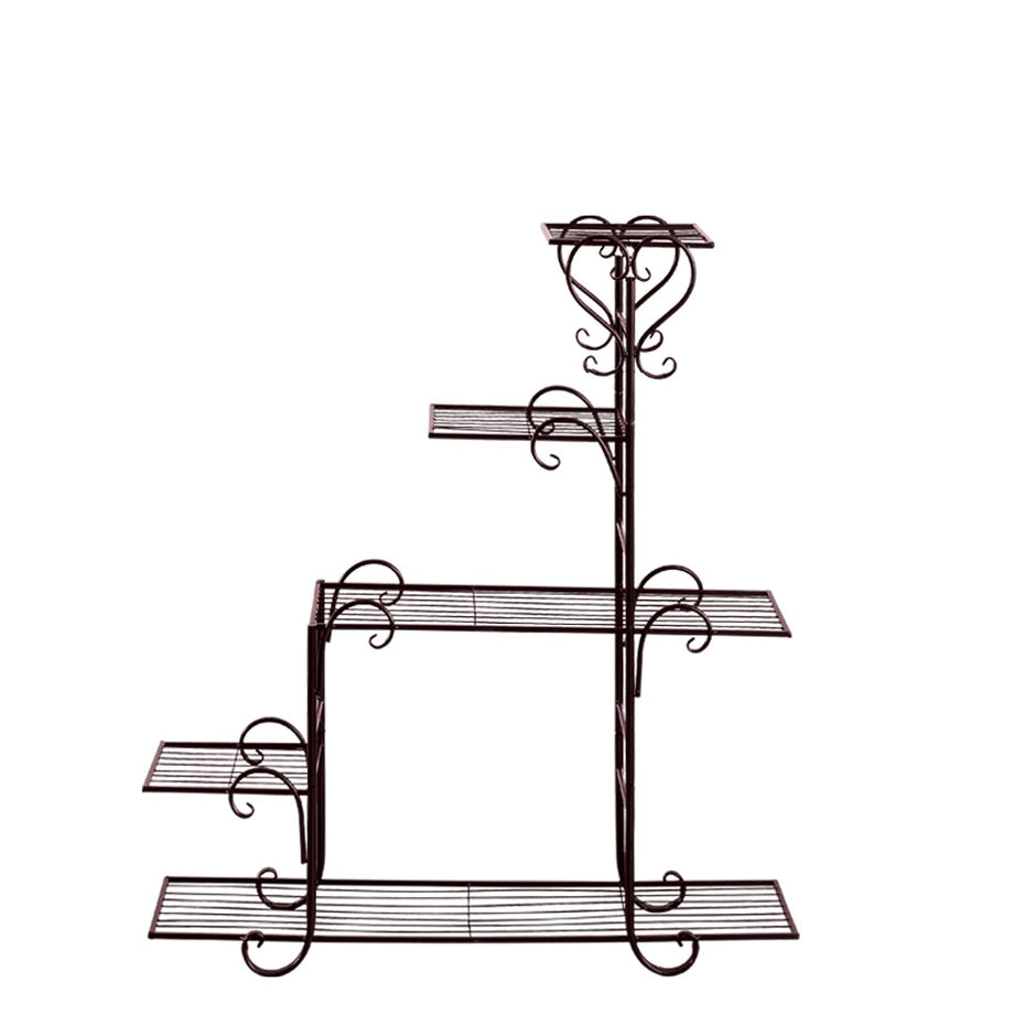 Levede Plant Stand Outdoor Indoor Metal Bronze-2018816781946327041