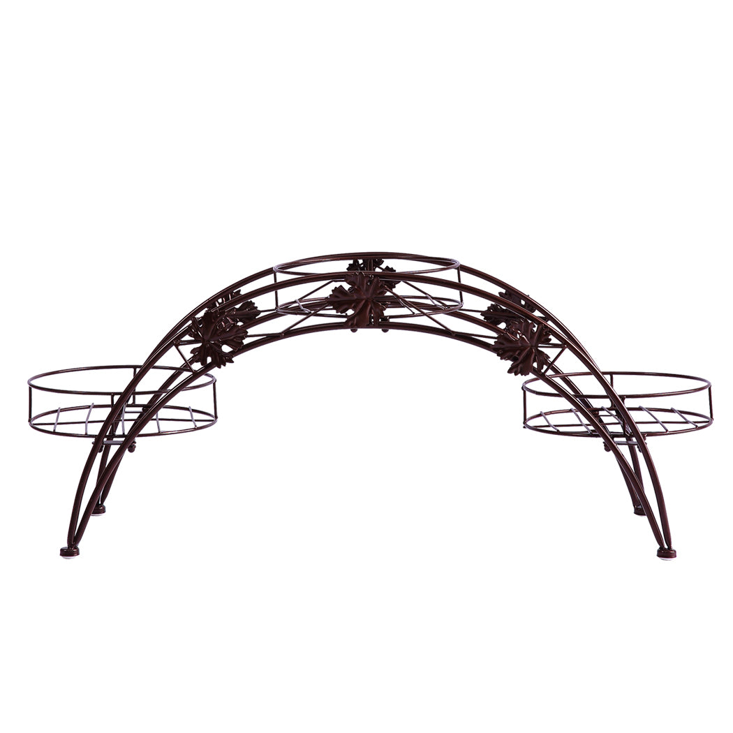 2X Plant Stand Outdoor Indoor Metal Bronze-2018816788816596993