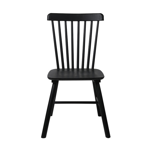 Levede 4x Dining Chairs Kitchen Winsor Black-2006732719123468289