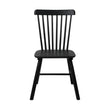 Levede 2x Dining Chairs Kitchen Winsor Black-2018816905514717185