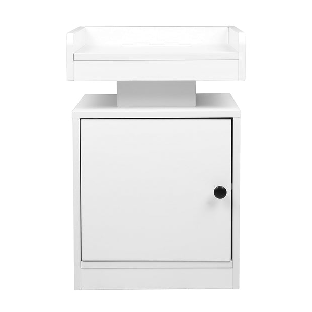 Levede Bedside Table USB Charger Outlet RGB White-2006732842117238785