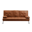 Levede Sofa Bed Adjustable Recliner Brown-2006733286713462785