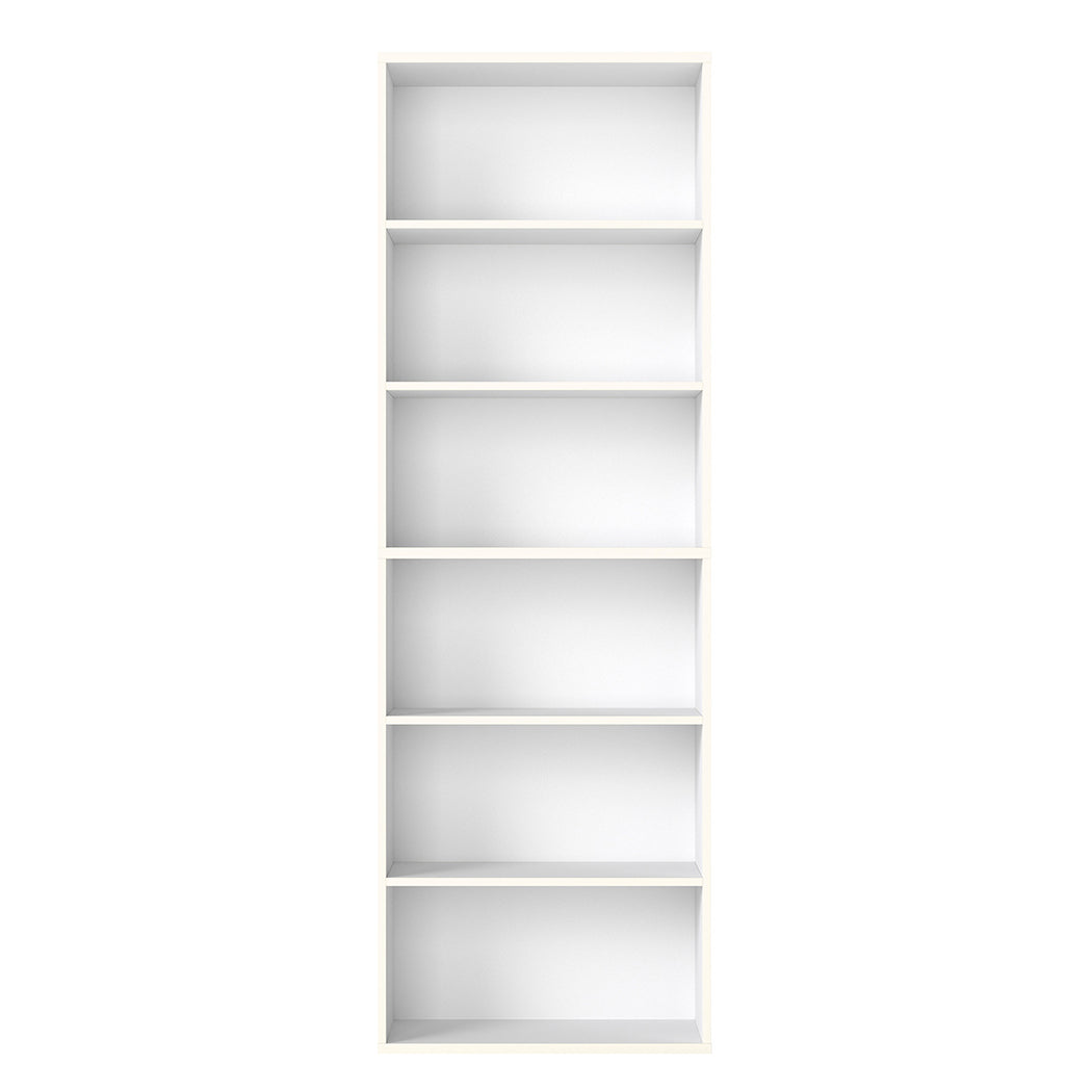 Levede 6 Tier Book Shelf Adjustable Shelves White-2006732776304414721