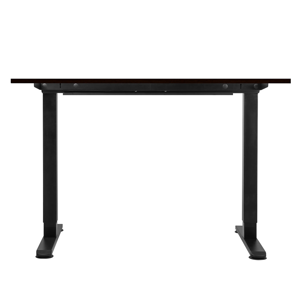 Levede Motorised Standing Desk Adjustable 120cm Walnut 800x 1.5MM-2006733290647719937