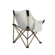 Levede Folding Camping Moon Chair Lightweight Beige-2018816695149400065