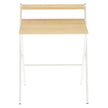 Levede Foldable Computer Desk Office Study Desk Oak-2011971108705800193