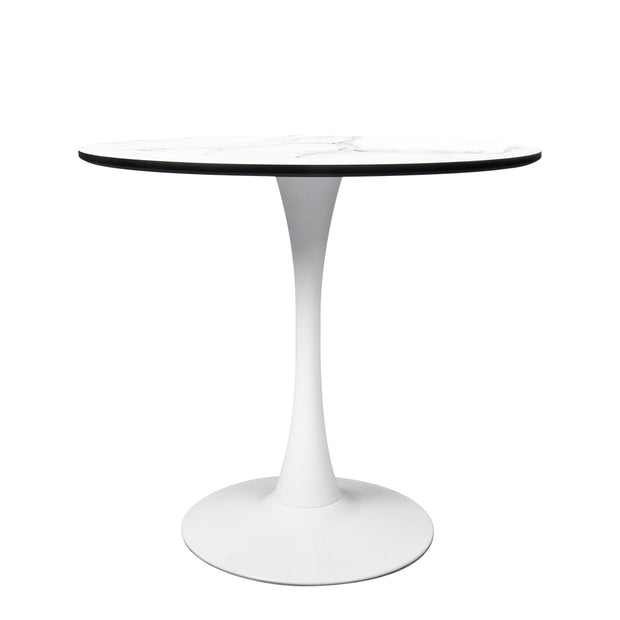 Levede Dining Table Kitchen 4 Person White-2006733275149766657