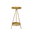 Levede Plant Stand 2 Tiers Outdoor Indoor Gold Medium-2006732933125246977