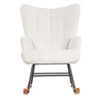 Levede Fleece Rocking Chair-2018816903203655681