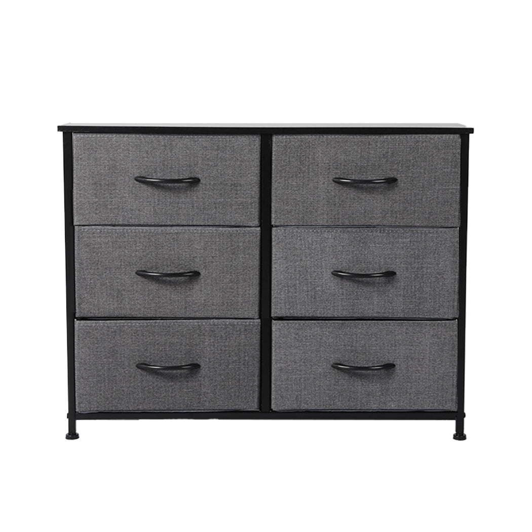 Levede Storage Cabinet Tower Chest Dark Grey-2006733261635719169