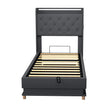 Levede Single Bed Frame Gas Lift Storage LED Light USB-2006733381777362945
