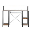 Levede Office Gaming Computer Desk Brown-2006732839713902593