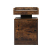 Levede Bedside Table USB Charger Outlet RGB Oak-2006732841915912193