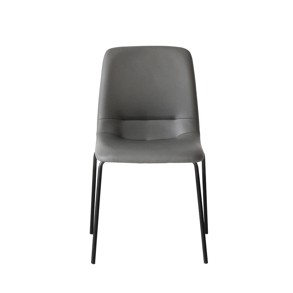 Levede Stackable Dining Chairs Kitchen Grey Set of 8-2006732727608545281