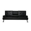 Levede Sofa Bed Adjustable Recliner Black-2006733286516330497