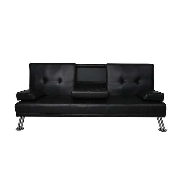 Levede Sofa Bed Adjustable Recliner Black-2006733286516330497