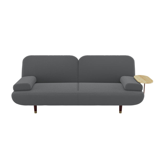 LEVEDE  CONVERTIBLE SOFABED WITH USB CHARGE AND SIDE TABLE-2006732844742873089